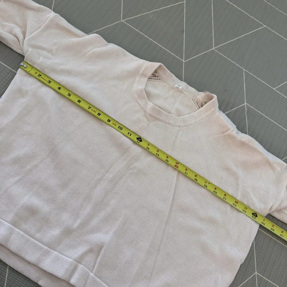 Lululemon Bhakti Reality Short Sleeve Size 10‎ Butter Pink LW3I83S